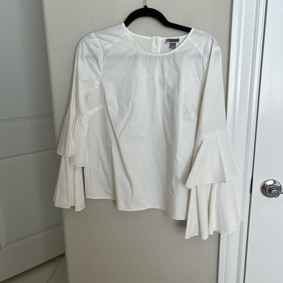 Chelsea28 tiered ruffle sleeve blouse S - Picture 2 of 4